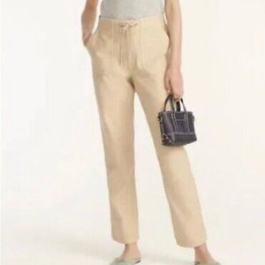 J Crew Camp Pant Dark Beechwood Cotton Draw Waist beach pant see listing 4 color